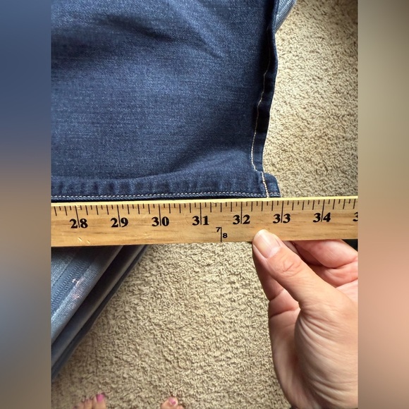 Paige High Rise Bell Canyon Wide Leg Jeans Women’s SZ 32 Dark Wash Boot Cut - Picture 11 of 11